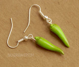 green chili earrings