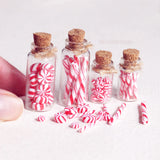 peppermint candy miniature jars