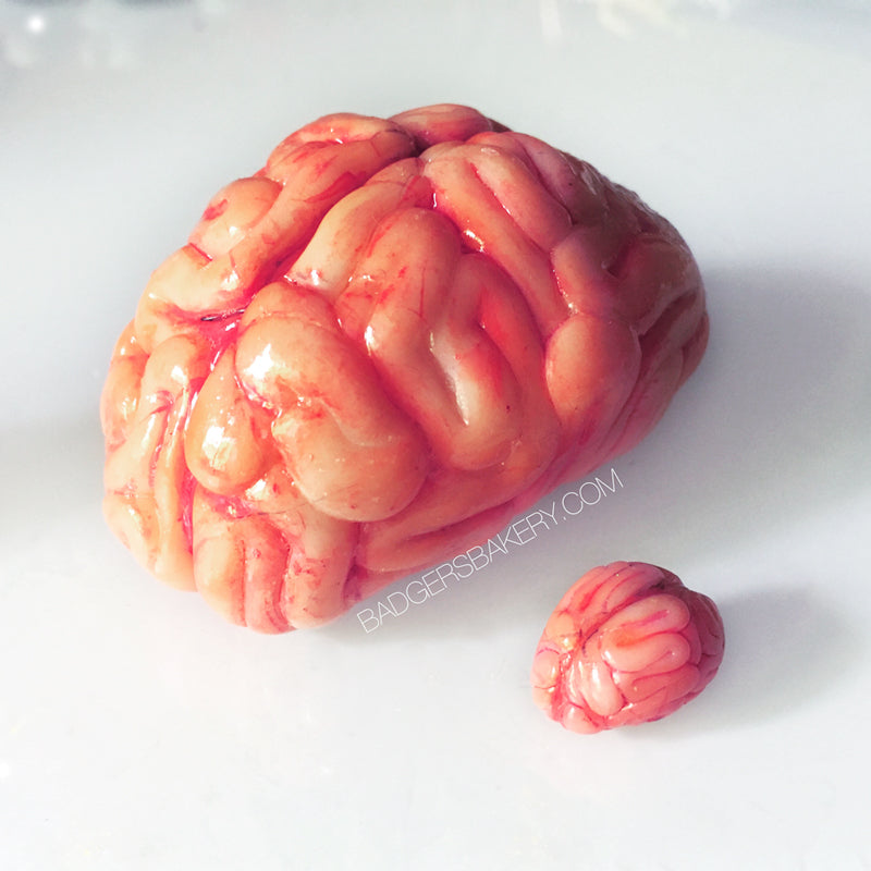 Miniature BRAIN Halloween Prop for BJD Dolls, Creepy Dollhouse