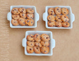 1/12 scale chocolate chip cookie trays