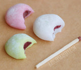 1/3 scale mochi cakes with bite