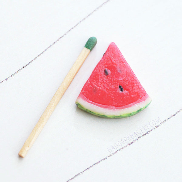 miniature watermelon slice prop