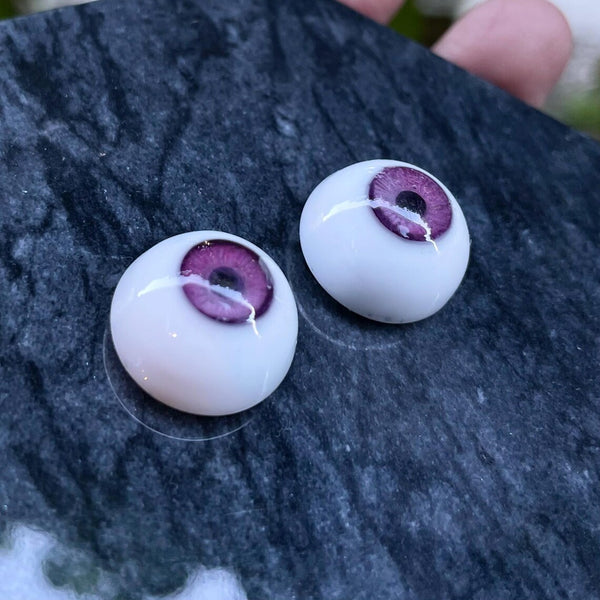 16mm BJD EYES, fantasy purple, handmade