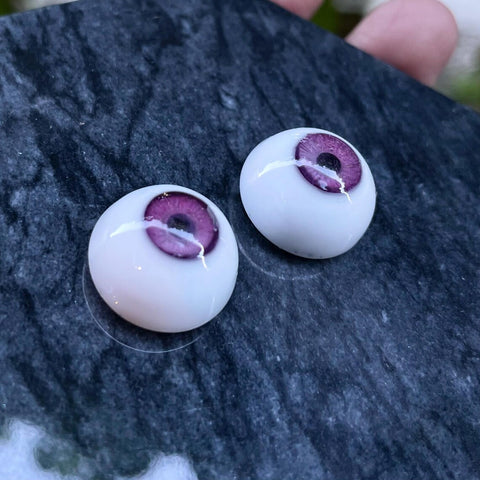 16mm BJD EYES, fantasy purple, handmade