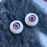 16mm BJD EYES, fantasy purple, handmade