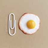 FRIED EGG Miniature, Doll Food for BJD dolls and dollhouses, sunny side up
