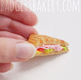 Grilled Cheese SANDWICH Miniature Toast Collectible, Food for Dolls and Dollhouse 1/12, 1/6, 1/4, 1/3 Scale