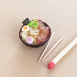 Dollhouse RAMEN BOWL, Mini Japanese Cuisine, Miniature Food in 1/12 and 1/8 scale, Doll Prop
