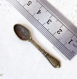 Bronze SPOON for 1/4 Scale dolls, MSD, Minifee, Miniature Cutlery for BJD