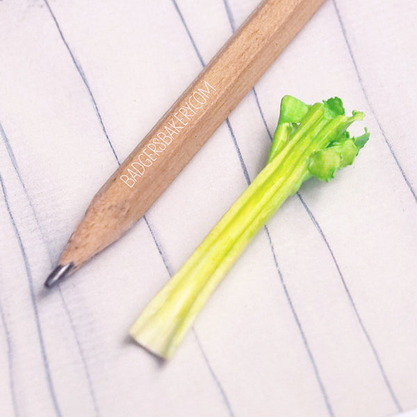 miniature celery in 1/6 scale
