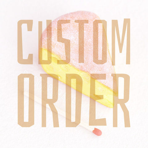 CUSTOM pickle jar, reserved for A.L.