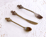 miniature cutlery in 1/4 scale