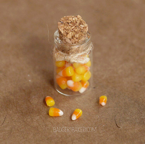 Miniature Candy Corn Jar