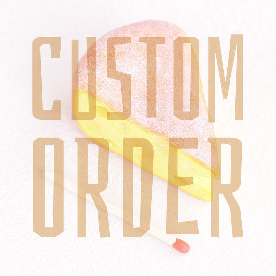 Custom order RESERVED for L. S., dragonfruit cocktails, spoons