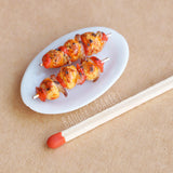 1/12 dollhouse scale chicken kabob