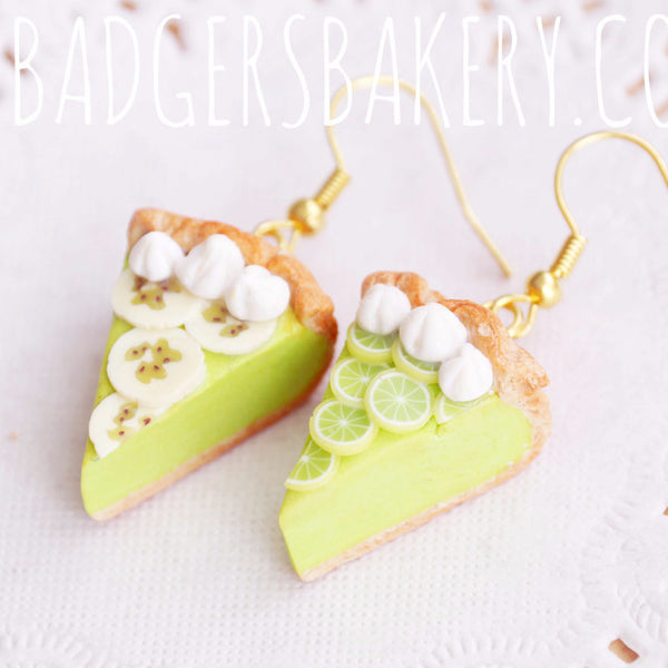 key lime pie earrings