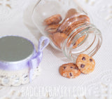 miniature open cookie jar 1/6 scale