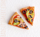 1/12 scale miniature pizza, vegetarian