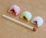 1/6 scale mochi cakes with bite