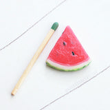 miniature watermelon slice prop