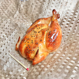 Miniature ROAST CHICKEN or Turkey, BJD Doll Food Prop, Dollhouse Food, msd, sd, yosd, 1/12, 1/6, 1/4, 1/3 scale
